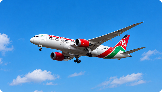 AKenya Airways aircraft