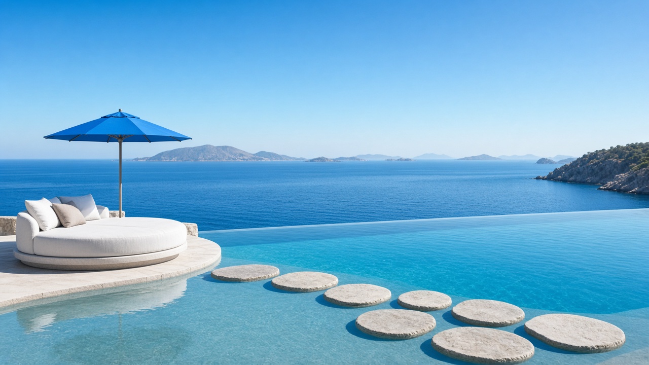 Luxury infinity pool